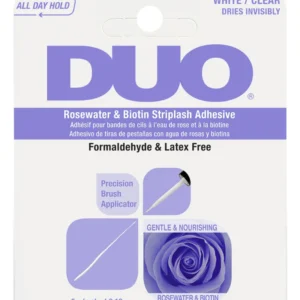 DUO Rosewater & Biotin Striplash Adhesive, Clear